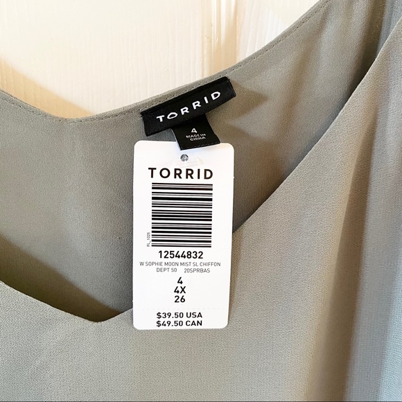 NWT TORRID Sophie Sage Double Layer Swing Cami - Picture 8 of 9